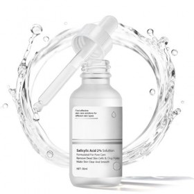 Solution à lAcide Salicylique 2%, Serum Acide Salicylique, Serum Anti Imperfection, Pour Peaux à Tendance Acnéique, Améliore ...
