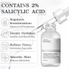 Solution à lAcide Salicylique 2%, Serum Acide Salicylique, Serum Anti Imperfection, Pour Peaux à Tendance Acnéique, Améliore ...