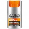 LOréal Men Expert - Soin Hydratant Anti-Fatigue 24H pour Homme - Hydrate & Illumine - Concentré en Vitamine C Pure 10% - Usa