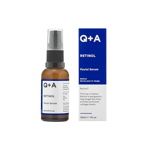 Q+A Azelaic Acid Balancing Serum, Containing Pore Minimising Zinc PCA and Antioxidants for Fresher and Smoother Skin, 30ml Cr...