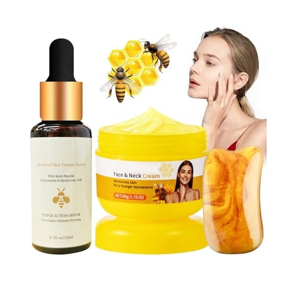 Bee Venomsérum poison dabeille, crème pour le visage, poison dabeille, sérum de poison dabeille, sérum hydratant, venin d
