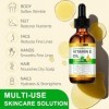 Sérum Visage à la vitamine E, Vitamine E Huile Pur - 75,000 IU, Anti-rides, Anti-âge, Réduit Cicatrices et Hydratant, Skincar