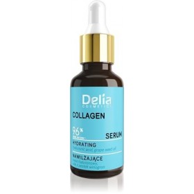 Delia Cosmetics - Sérum collagène - Hydratant, anti-rides, traitement à lacide hyaluronique pour peaux sèches - 96% dingréd C...