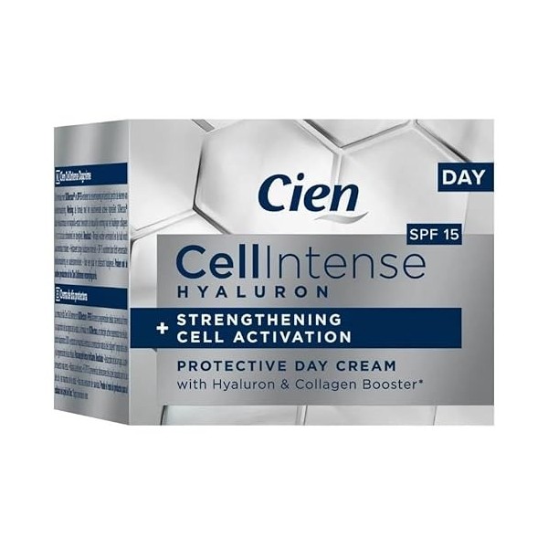 Cien Cell Intense Crème visage jour protectrice 50 ml avec SKINectura et FPS15 Favorise la régénération cellulaire.