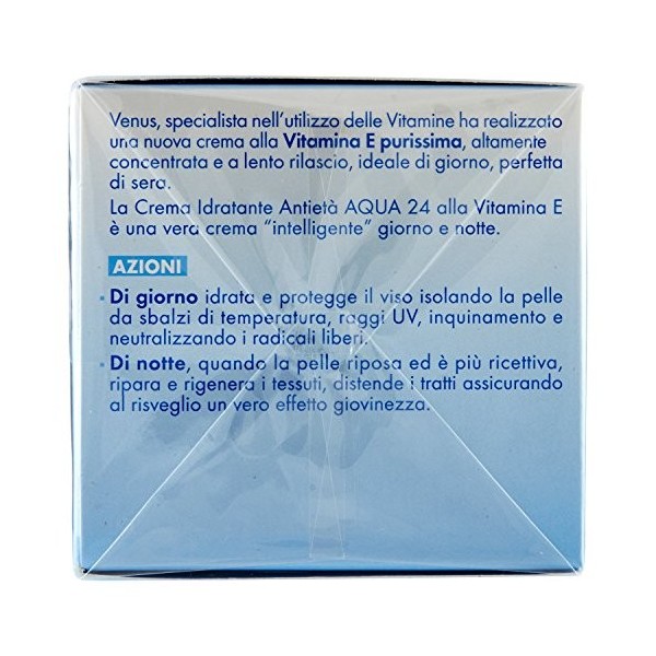 aqua 24 crema idratazione profonda con vitamina e antietà 50 ml,