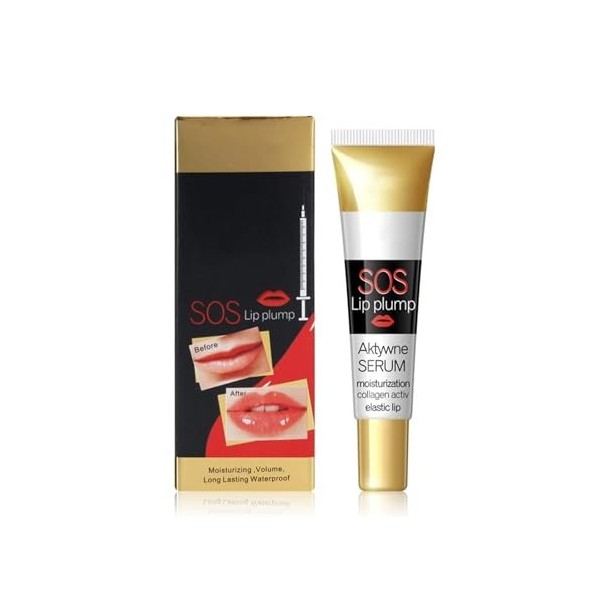 Lip Plumping Oil, Clear Lip Plumping, Transparent Oil, Moisturising, Anti-Wrinkle for Lips, Moisturizing and Durable, Serum