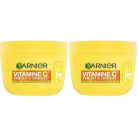 GARNIER - SkinActive Vitamine C - Crème Sorbet Hydratante Boost dEclat Fresh & Bright - Crème Hydratante & Anti-Taches - Uni