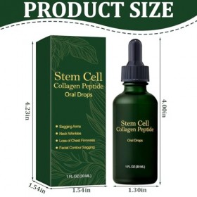 IWIDYA Collagène en gouttes – Formule hydratante pour la peau, peptide liquide, soin visage intense sans effet secondaire