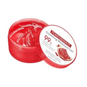 Gel Hydratant De Grenade 300g, Gel Hydratant Pour Le Visage, Après-Soleil Naturel, Extrait Naturel De Grenade, Pour Les Peaux