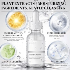 Serum Hydratant Visage, Serums Anti Imperfection, serum Visage, Hydratante et Nourrissante, Convient Aux Peaux Mixtes à Grass