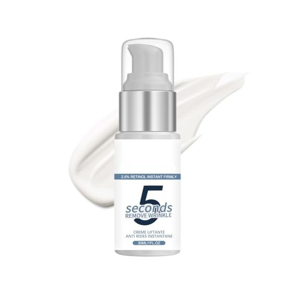 Teegxddy Crème Anti-Rides pour le Visage,Action Rapide, Formule Nourrissante Intensive pour une Peau Douce et Hydratée