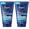 NIVEA MEN - Gel Nettoyant Visage Quotidien - Peau Rafraîchie Instantanément - Hydrocare - XXL - Aloe Vera & Pro-Vitamin B5-3 ...