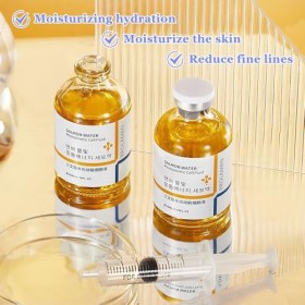 Fengyang® Sérum Anti-rides Au Saumon, Sérum Hydratant Non Gras, Eclaircissant Le Teint, Eduisant Les Ridules, Convient A Tous