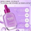 Bakuchiol Plumping Serum, Bakuchiol Serum Visage, Retinol Alternative, serum Hydratant Visage with Ceramide, Atténue les Ridu