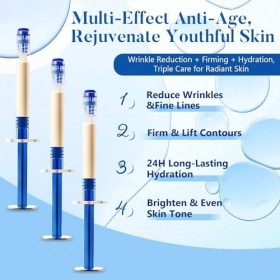 Lotion Anti-Rides au Collagène Micromoléculaire, Creme Anti Rides Femme, Polypeptide Collagen Elastic Essence Cream, Creme Co