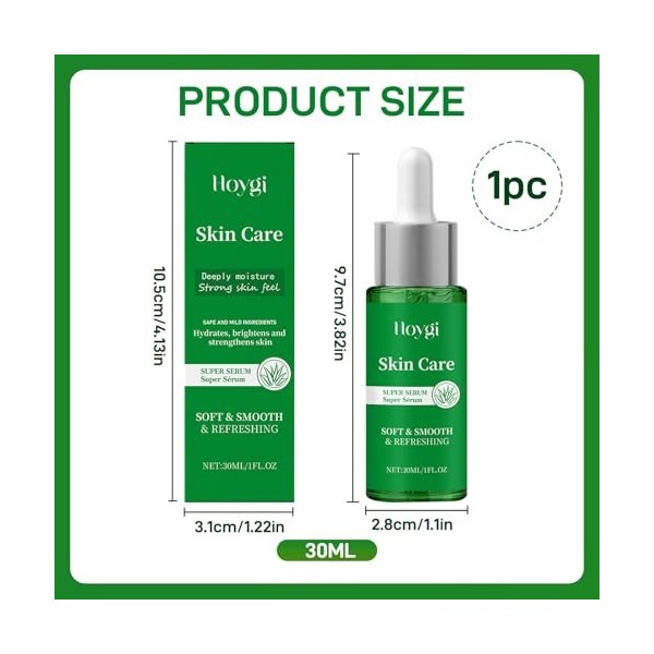 Serum Niacinamide Acide Hyaluronique,Sérum Anti-Âge Hydratant Visage,Sérum Liftant Effet Immédiatcon Acide Salicylique,Hydrat