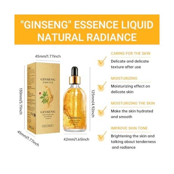 NHPY 2 Pièces Moisturizing Serum, Face Serum, Moisturises & Enhances Your Skin, Nourrit et Adoucit la Peau, For All Skin Type