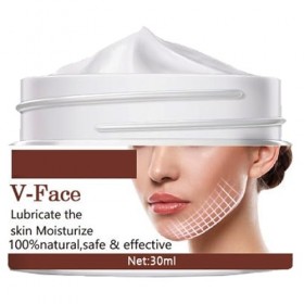 Crème Visage En Forme De V,Crème Raffermissante Double Menton,Lutter Contre Le Relâchement Cutané Du Visage,Éclat Radieux Et ...
