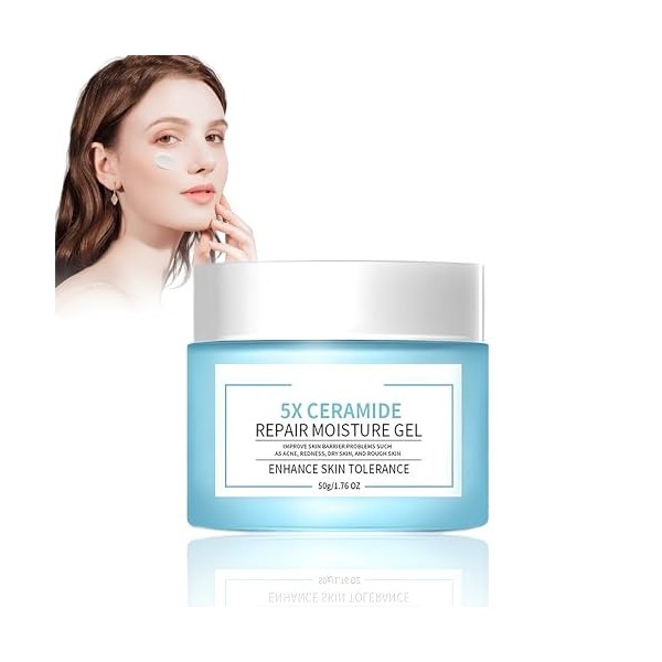 Crème de Collagène à la Bave d’Escargot 100g – Crème Visage Femme Hydratante et Anti-Rides, Soin Anti-Âge, Améliore l’Élastic...