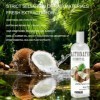 Virecose Huile de Coco Liquide 110ml, Coconut Oil, Huile de Coco Naturelle pour Favorise Croissance des Cheveux & Peau Hydrat