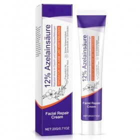 Sérum facial à lacide azélaïque, 12% Sérum dacide azélaïque, Soin facial efficace contre la rosacée, Réduire la pigmentatio