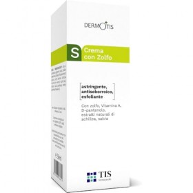 TIS Cream - Soufre 7%, Peaux Sujettes à lAcné, Points Noirs, Pores Dilatés, Boutones & Imperfections |Crème Pour Le Visage e