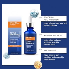Sérum Vitamin C Visage Haute Efficacité Lot de 2, Éclat Immédiat, Hydratation Intense, Antioxydant Puissant, Lissage Des Ride