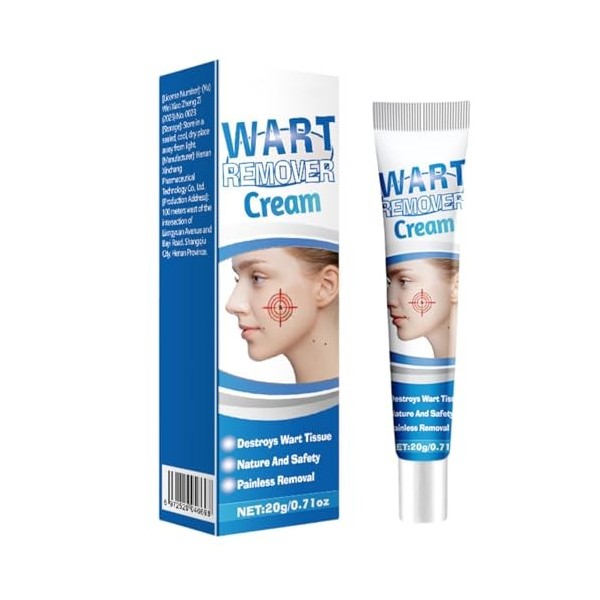 Crème Anti-Verrues, Pour Les Types De Peau, 1pc
