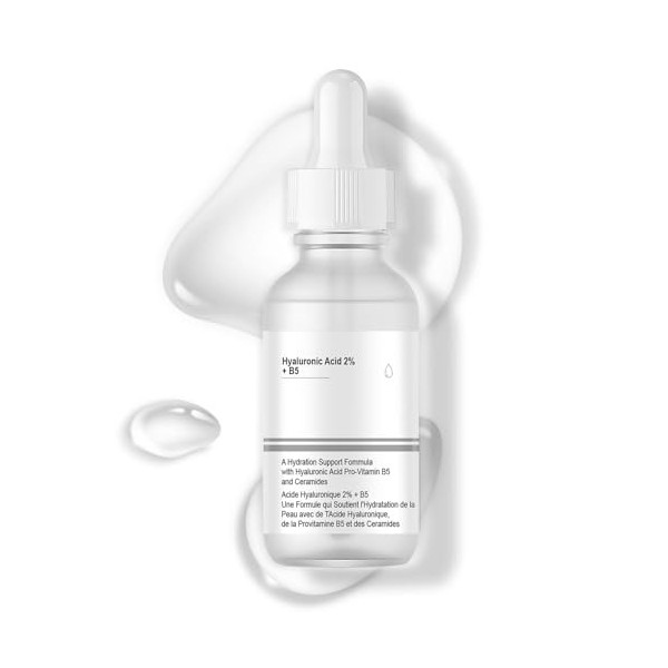 Acide Hyaluronique 2% + B5, Sérum acide hyaluronique, Acides Hyaluroniques Serum, Serum acides hyaluroniques Visage, pour Hyd