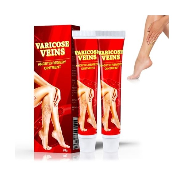 2-Pack Varikosette Leg Cream, Spider Vein Varicose Lotion for Legs, Skin Therapy Cream, Hydratante, For Varicose Veins I For 