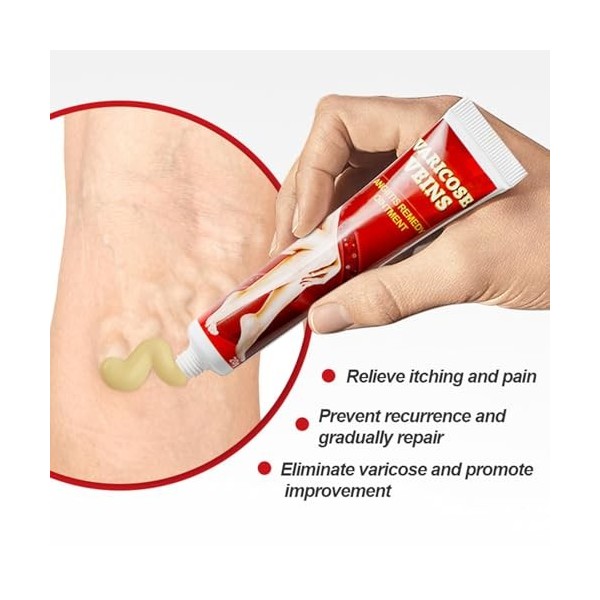 2-Pack Varikosette Leg Cream, Spider Vein Varicose Lotion for Legs, Skin Therapy Cream, Hydratante, For Varicose Veins I For 