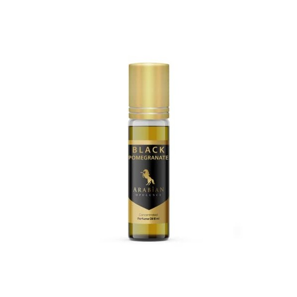 FR239 BLACK POMEGRANATE Huile de Parfum pour Femme Flacon Roll-on 6ml Arabian Opulence Bois/Chaud/Fruité/Doux/Balsamique