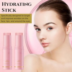 Baumes Anti-âGe Anti-Rides Et Rebondissants,2pcs Wrinkle Bounce Multi Balm Hydratant Tout,Stick de CollagèNe,Baume CollagèNe 