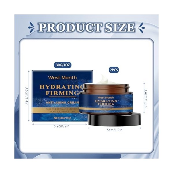 Lot de 2 sérums visage instantanés, améliore lélasticité de la peau, réduit les rides et offre un effet immédiat pour tous t