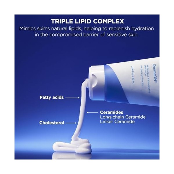 Crème hydratante avec céramique coréenne Skincare - 120 heures - Avec capsule visible - Pour peaux sèches et sensibles - Rest