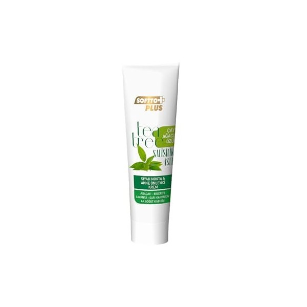Softto+Plus Tea Tree Crème anti-taches et anti-acné – Soin efficace pour une peau lisse