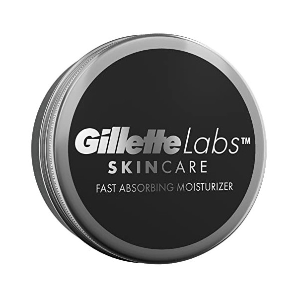 GilletteLabs Soin Hydratant À Absorption Rapide, Ultra-Léger, 100ml, Par Gillette Crème Jour et Nuit