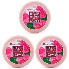 Rose of Bulgaria Crème hydratante à leau de rose 3 x 100 m