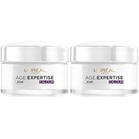 LOréal Paris - Crème de Jour Anti-Âge Fortifiante - Soin de Jour Redensifiant Anti-Rides Triple Action - Enrichi en Calcium ...