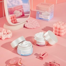 Eveline Cosmetics Face Therapy Professional - Crème Ultra Hydratante Shot pour Peaux Sèches et Très Sèches