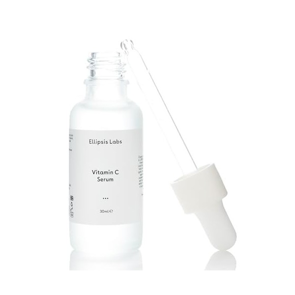 Ellipsis Labs – Sérum à la Vitamine C – Sérum Antioxydant Végétalien Éclaircissant et Réjuvénant avec Acide Ascorbique pour T