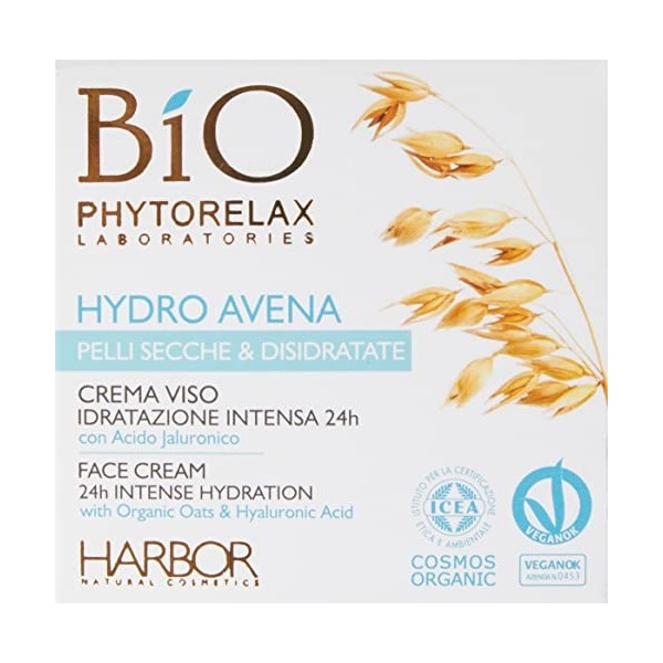HARBOR Hydro Oats Cream De Hydratation Intense 24 Heures 50 Ml