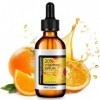 Sérum à la vitamine C pour le visage - 60 ml - 20 % de vitamine C - Hautement dosé avec vitamine E et acide hyaluronique - An