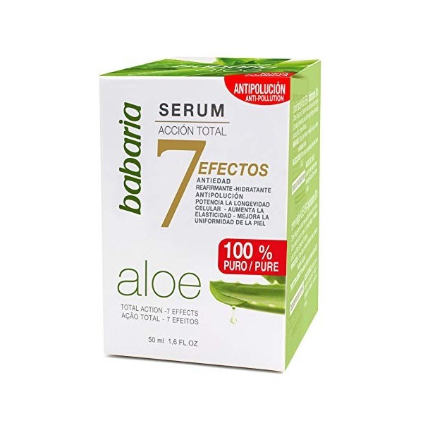 Sérum visage Babaria Acción Total Aloe Vera 7 en 1 50 ml