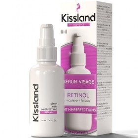 Retinol Serum Visage Anti imperfection à la Caféine et à LÉlastine 60ml - Serum Retinol Anti Tache Visage Réduit les Marques