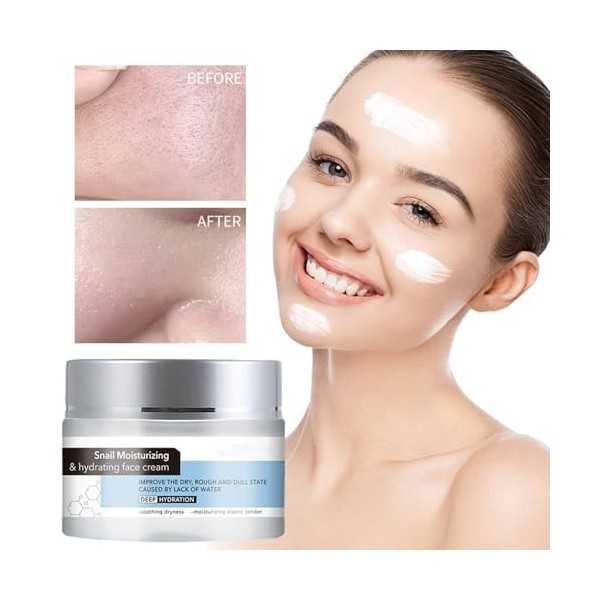 Crème Raffermissante Collagène Escargot,Snail Firming Lifting Cream,Liftante et Raffermissante,Crème Collagène dEscargot,Ant