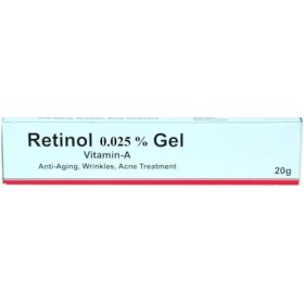 Healthymia Retinol Gel 0.025% Vitamin A Repairs Fine Lines & Wrinkles, Scar Treatment, Anti-Aging Formula