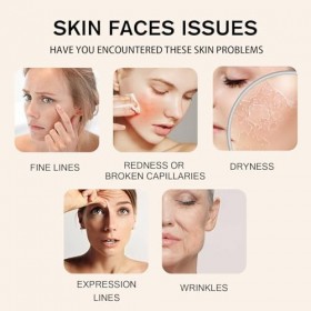 Hppsctink 2pcs Crème pour le visage au riz, Crème réparatrice au riz, Réduit lapparence des ridules sur le visage, Réparer l