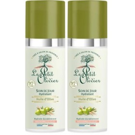 LE PETIT OLIVIER - Soin De Jour - Hydratant - Huile dOlive - Peaux Normales à Sèches - 97% DOrigine Naturelle - Sans Silico C...