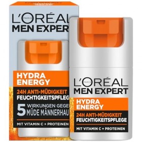LOréal Men Expert Hydra Energy Soin du visage contre la peau fatiguée pour homme Crème hydratante 24H anti-fatigue pour homm ...